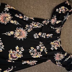 Old Navy Black Floral top